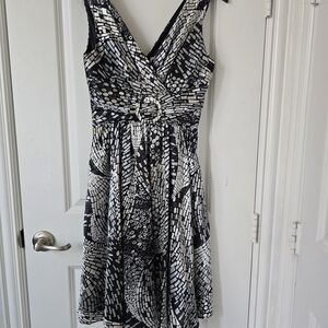 White House Black Market Mosaic Midi Dress